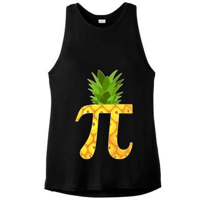 Funny PI-neapple PI 3.14 Day Ladies PosiCharge Tri-Blend Wicking Tank