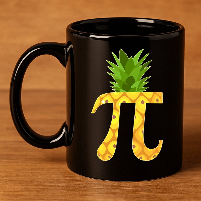 Funny PI-neapple PI 3.14 Day 11oz C Handle Ceramic Mug