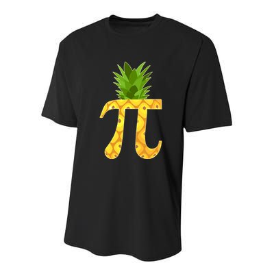 Funny PI-neapple PI 3.14 Day Youth Performance Sprint T-Shirt