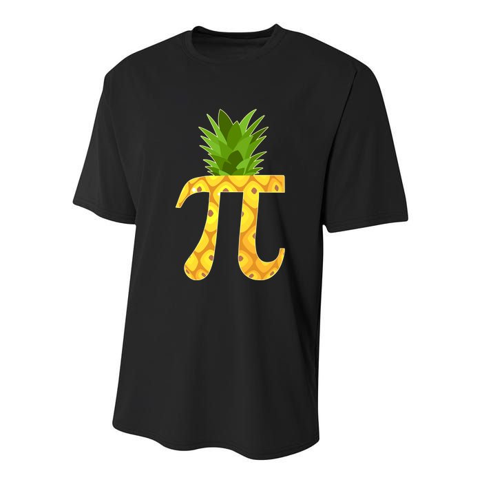 Funny PI-neapple PI 3.14 Day Youth Performance Sprint T-Shirt