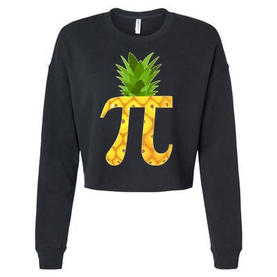 Funny PI-neapple PI 3.14 Day Cropped Pullover Crew