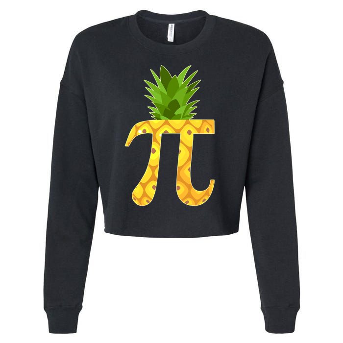 Funny PI-neapple PI 3.14 Day Cropped Pullover Crew
