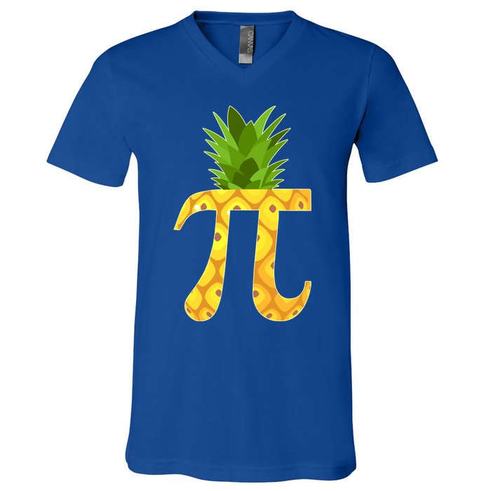 Funny PI-neapple PI 3.14 Day V-Neck T-Shirt