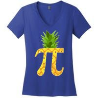 Funny PI-neapple PI 3.14 Day Women's V-Neck T-Shirt