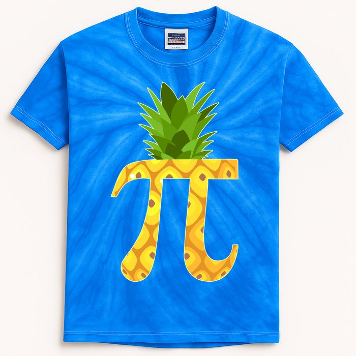 Funny PI-neapple PI 3.14 Day Kids Tie-Dye T-Shirt