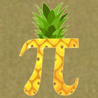 Funny PI-neapple PI 3.14 Day Garment-Dyed Women's Muscle Tee