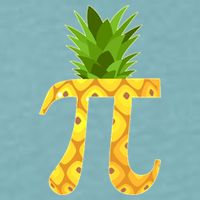 Funny PI-neapple PI 3.14 Day Sueded Cloud Jersey T-Shirt