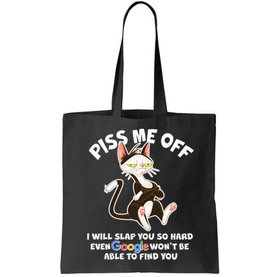 Funny Piss Me Off Cat Meme Bag
