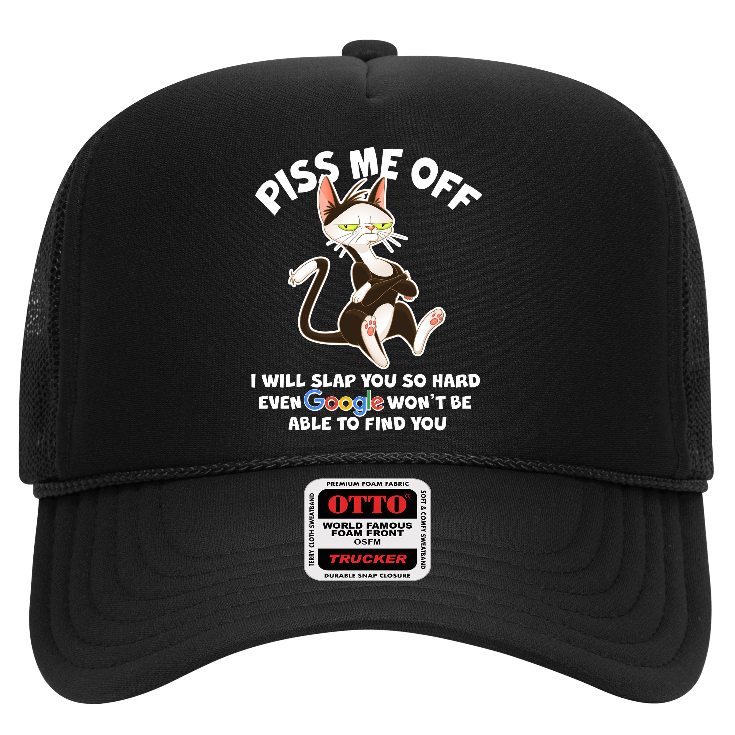 Funny Piss Me Off Cat Meme Hat