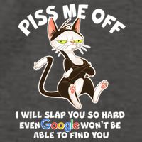 Funny Piss Me Off Cat Meme Vector Backpack