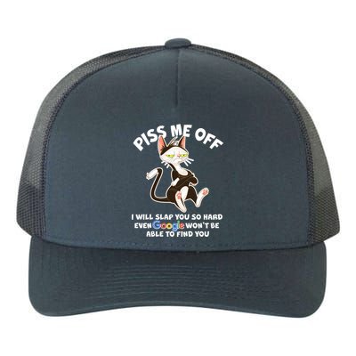 Funny Piss Me Off Cat Meme Yupoong Adult 5-Panel Trucker Hat