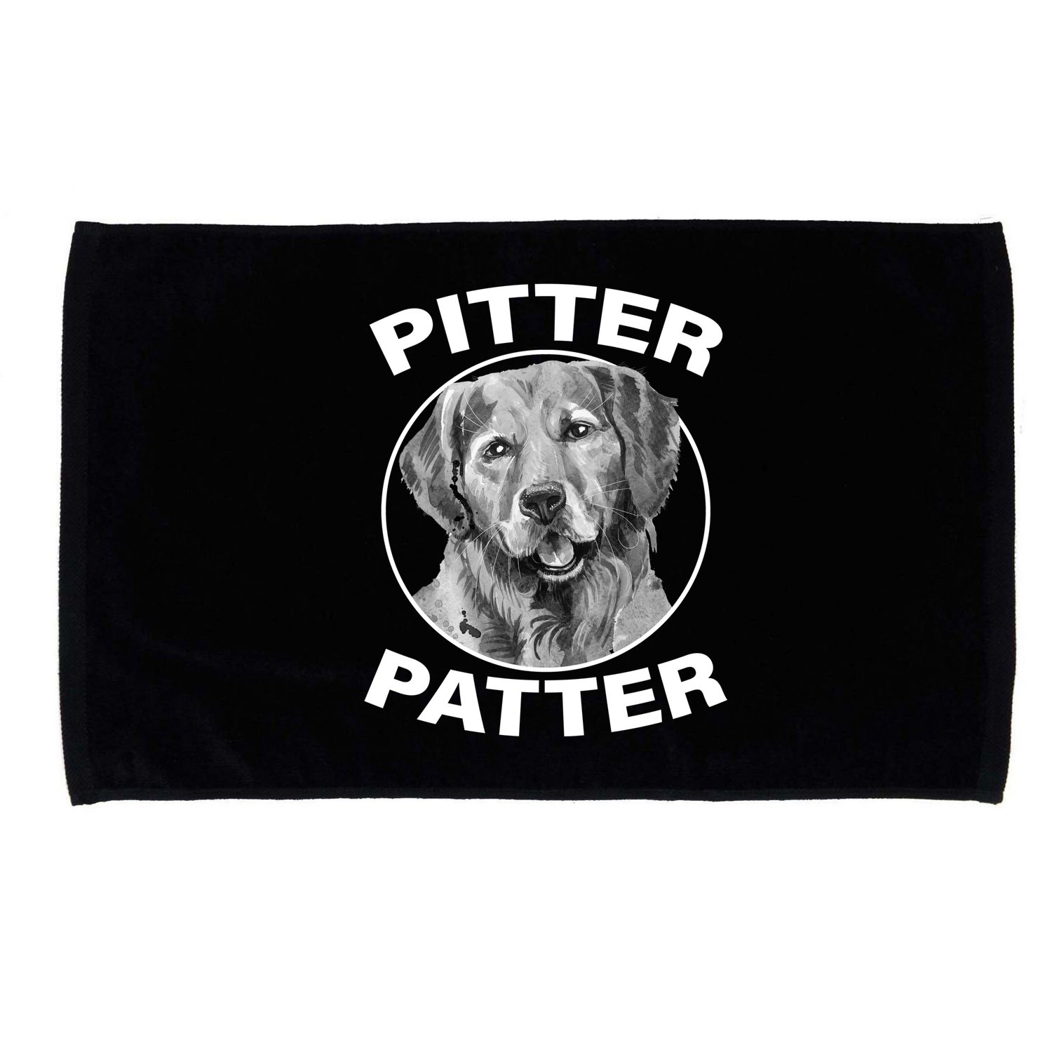 Funny Pitter-Patter Arch Microfiber Hand Towel