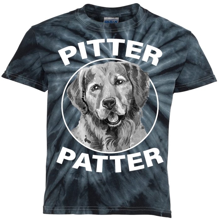 Funny Pitter-Patter Arch Kids Tie-Dye T-Shirt