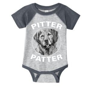 Funny Pitter-Patter Arch Infant Baby Jersey Bodysuit