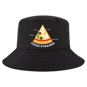 Funny Pizza Food Pyramid Cool Comfort Performance Bucket Hat