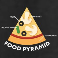 Funny Pizza Food Pyramid Adult Drive Performance Visor