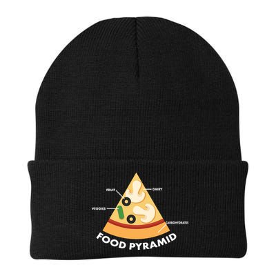 Funny Pizza Food Pyramid Beanie