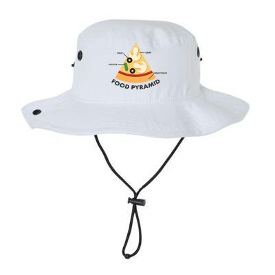 Funny Pizza Food Pyramid Legacy Cool Fit Booney Bucket Hat