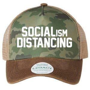 Funny Political Socialism Distancing  Legacy Tie Dye Trucker Hat