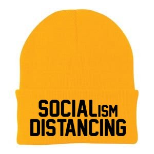 Funny Political Socialism Distancing  Knit Cap Winter Beanie