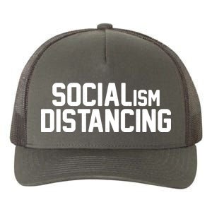 Funny Political Socialism Distancing  Yupoong Adult 5-Panel Trucker Hat