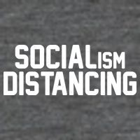 Funny Political Socialism Distancing  Premium T-Shirt