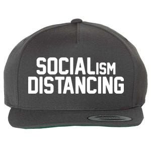 Funny Political Socialism Distancing  Wool Snapback Cap