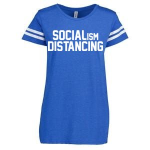 Funny Political Socialism Distancing  Enza Ladies Jersey Football T-Shirt