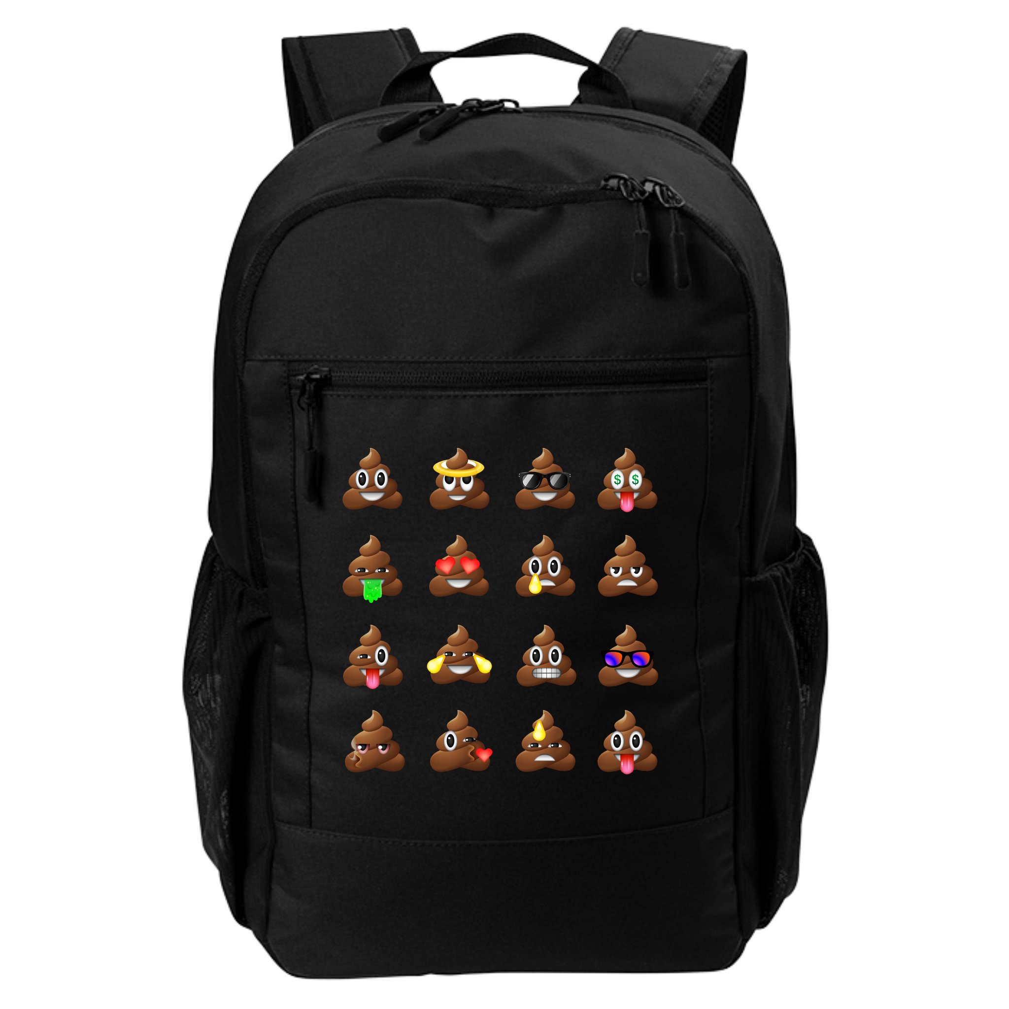 Funny Poop Emoji's Smiley Backpack