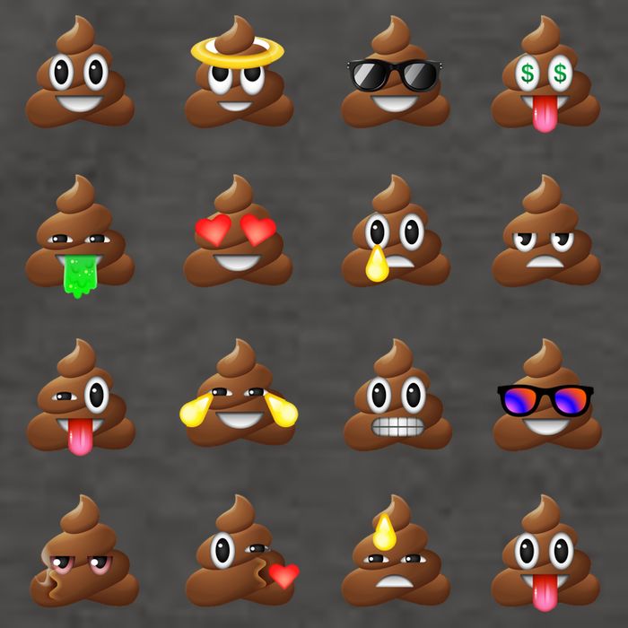 Funny Poop Emoji's Smiley Vector Backpack