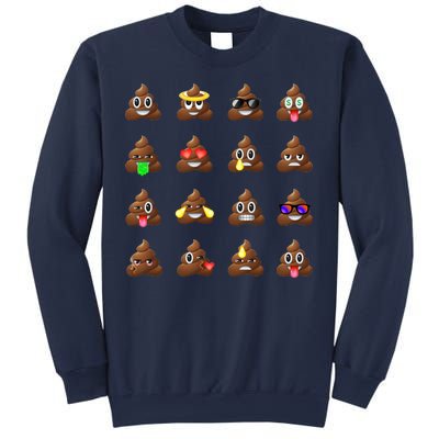 Funny Poop Emoji's Smiley Sweatshirt