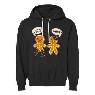 Funny Poor Gingerbread Christmas Cookies Garment-Dyed Fleece Hoodie