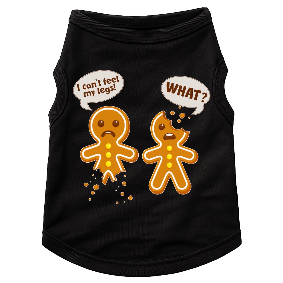 Funny Poor Gingerbread Christmas Cookies Doggie Tank