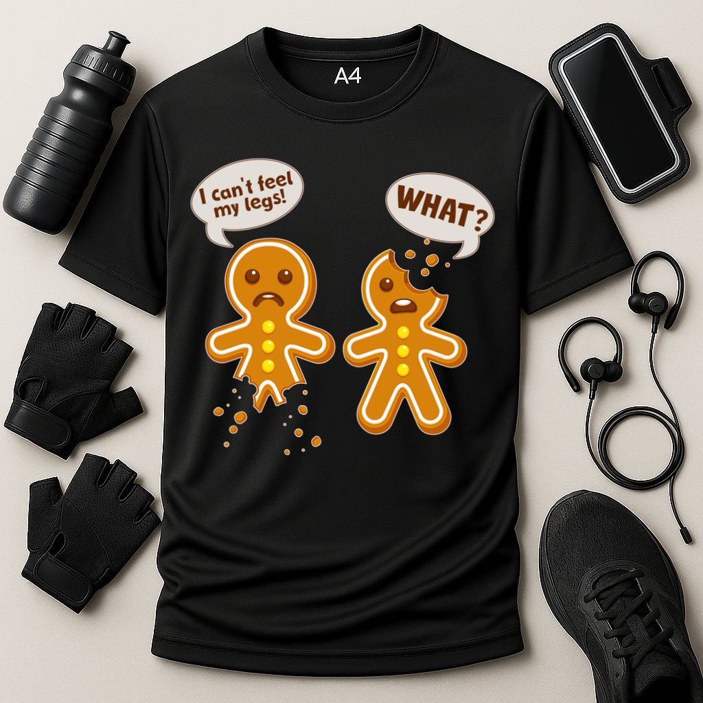 Funny Poor Gingerbread Christmas Cookies Performance Shirt