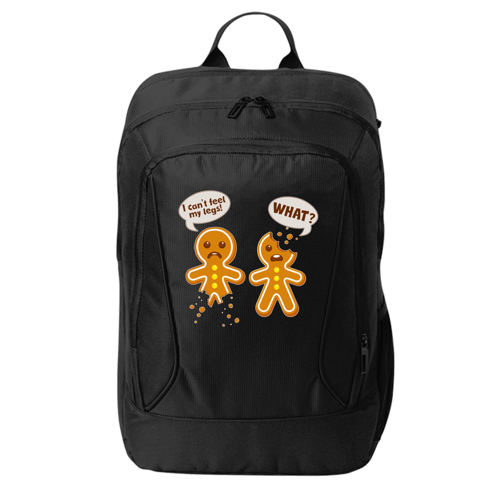 Funny Poor Gingerbread Christmas Cookies City Backpack