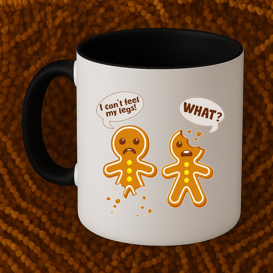 Funny Poor Gingerbread Christmas Cookies Mug