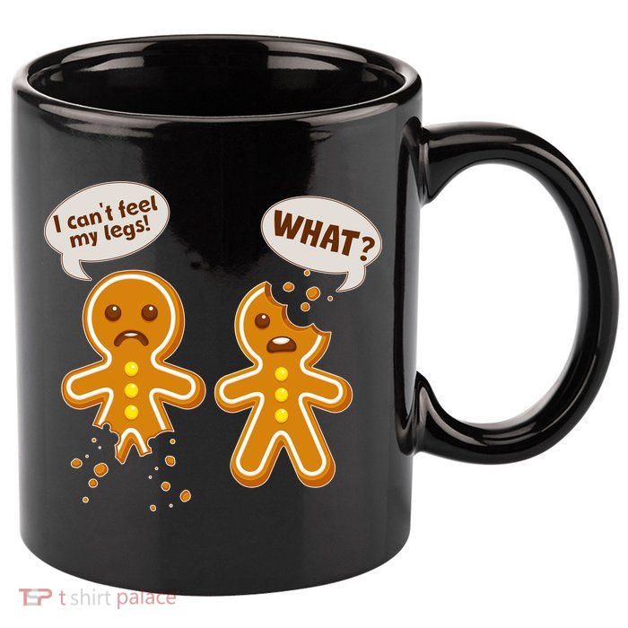 Funny Poor Gingerbread Christmas Cookies 11oz C Handle Ceramic Mug