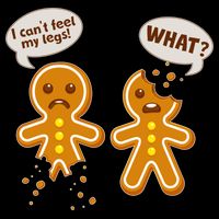 Funny Poor Gingerbread Christmas Cookies 16 in Basic Backpack