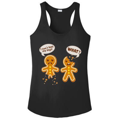 Funny Poor Gingerbread Christmas Cookies Ladies PosiCharge Competitor Racerback Tank