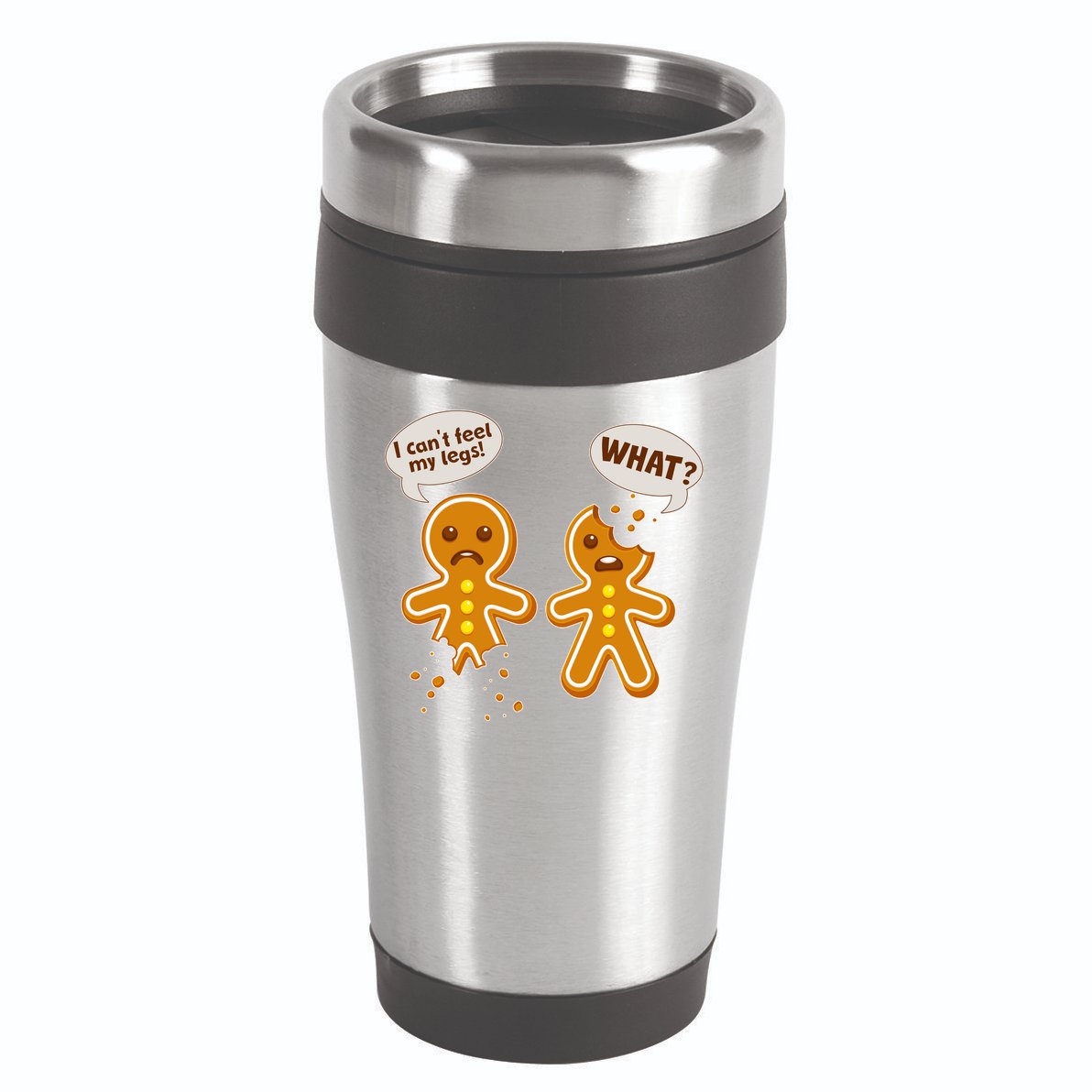 Funny Poor Gingerbread Christmas Cookies 16oz Travel Tumbler