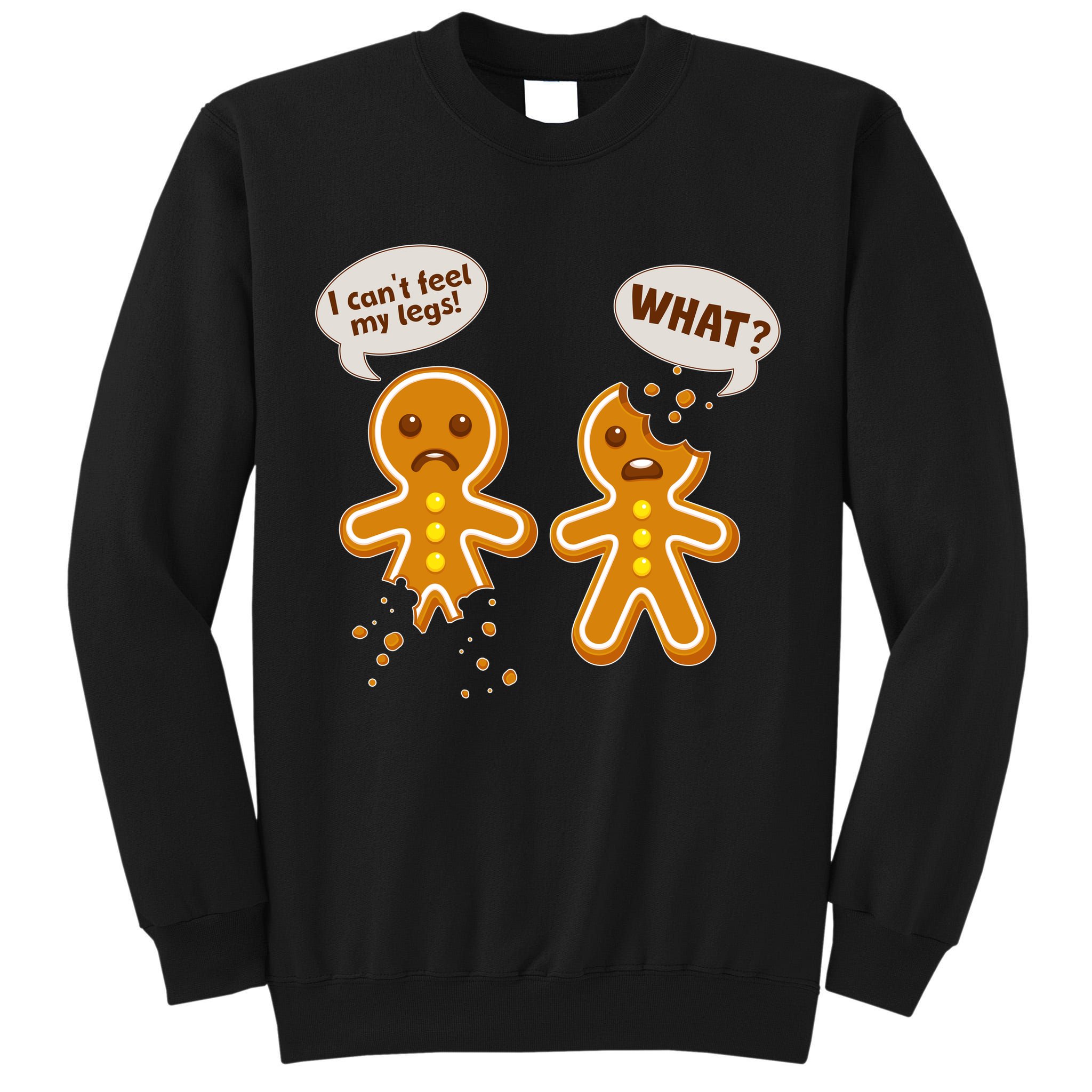 Funny Poor Gingerbread Christmas Cookies Tall Sweatshirt