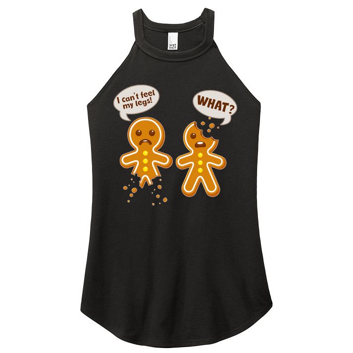 Funny Poor Gingerbread Christmas Cookies Women's Perfect Tri Rocker Tank