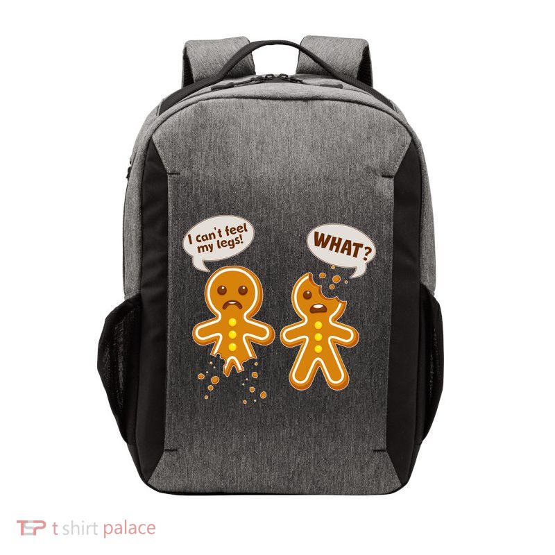 Funny Poor Gingerbread Christmas Cookies Vector Backpack
