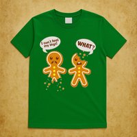 Funny Poor Gingerbread Christmas Cookies T-Shirt