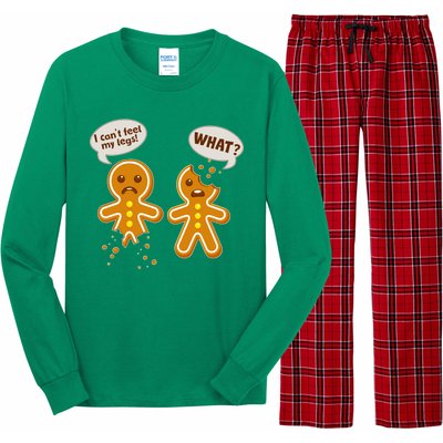 Funny Poor Gingerbread Christmas Cookies Long Sleeve Pajama Set