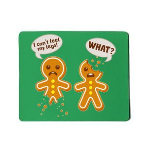 Funny Poor Gingerbread Christmas Cookies Mousepad