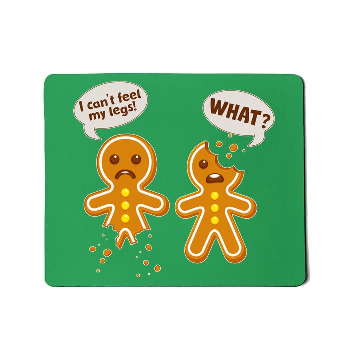 Funny Poor Gingerbread Christmas Cookies Mousepad