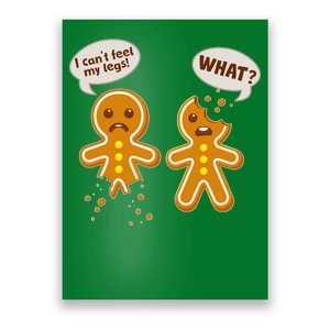 Funny Poor Gingerbread Christmas Cookies Poster