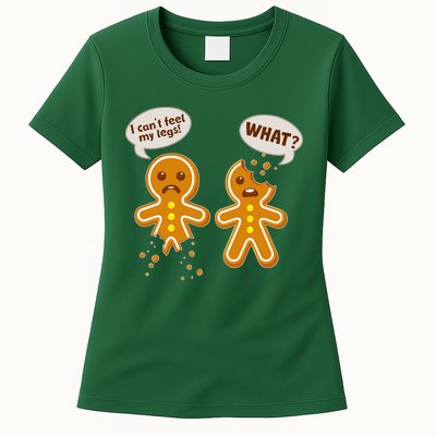 Funny Poor Gingerbread Christmas Cookies Womens T-Shirt