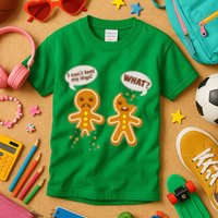 Funny Poor Gingerbread Christmas Cookies Kids T-Shirt